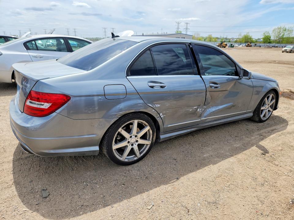 2014 Mercedes-benz VIN WDDGF8AB8EG243569 COPART salvage auction — SIDE, Il - Salvage Certificate, sold $4,100 on 2026-07-28 (photo 3)