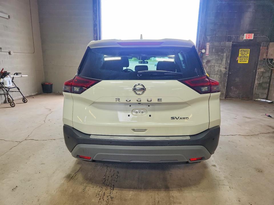 2021 Nissan Rogue VIN JN8AT3BB9MW204122 COPART salvage auction — FRONT END, Ny - Mv-907A Salvage Certificate, sold $3,000 on 2026-07-20 (photo 6)