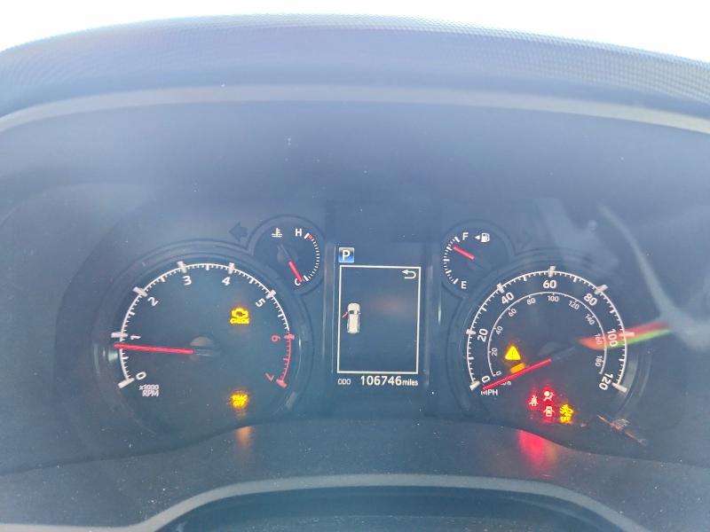 2021 Toyota 4runner VIN JTEMU5JR4M5882942 COPART salvage auction — FRONT END, Ca - Salvage Certificate, sold $8,400 on 2026-07-27 (photo 9)