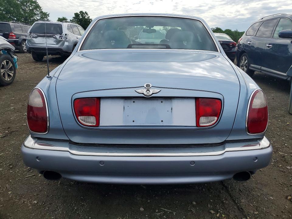 2000 Bentley Arnage VIN SCBLC31E5YCX05308 COPART salvage auction — MECHANICAL, NJ - CERTIFICATE OF TITLE (P), sold $16,950 on 2026-07-27 (photo 6)