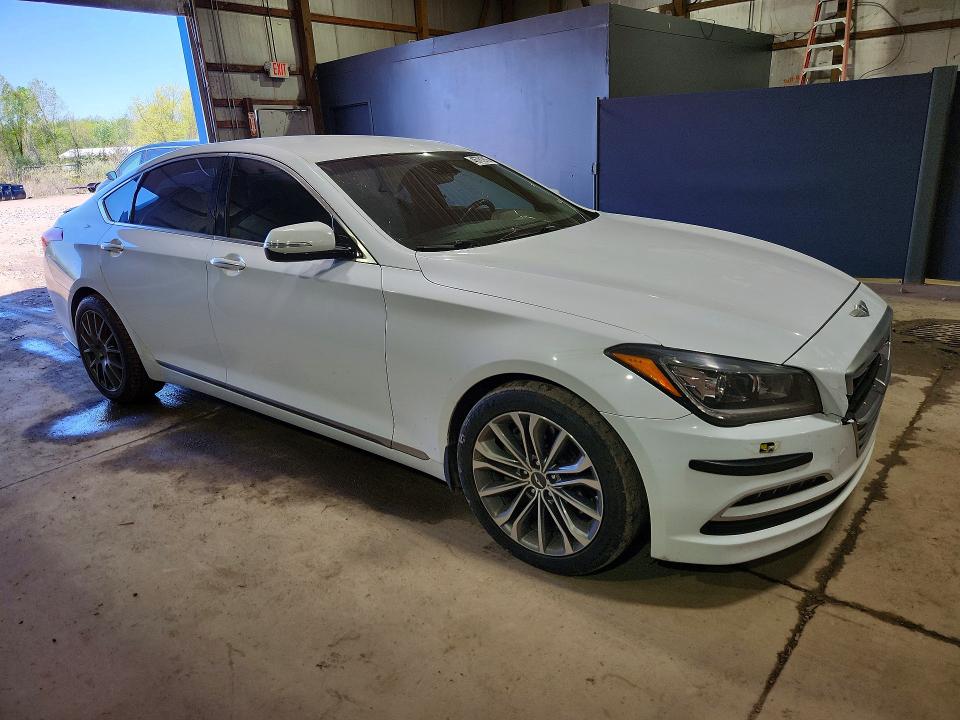 2015 Hyundai VIN KMHGN4JE6FU082685 COPART salvage auction — HAIL, Oh - Cert Of Title-Salvage, sold $2,100 on 2026-07-06 (photo 4)