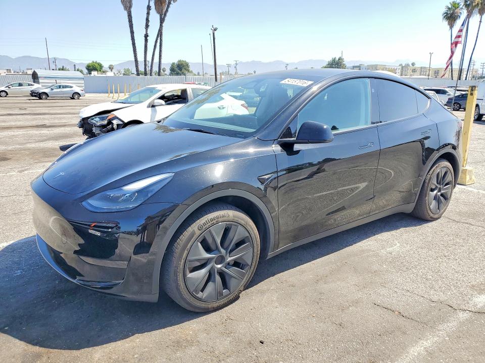 2024 Tesla Model y VIN 7SAYGDED5RF115258 COPART salvage auction — REAR END, Ca - Salvage Certificate, sold $15,000 on 2026-07-24 (photo 1)