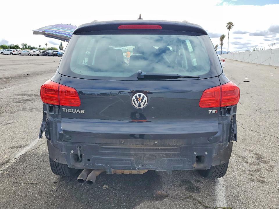 2017 Volkswagen Tiguan VIN WVGAV7AX7HK031400 COPART salvage auction — REAR END, Ca - Salvage Certificate, sold $1,900 on 2026-07-10 (photo 6)