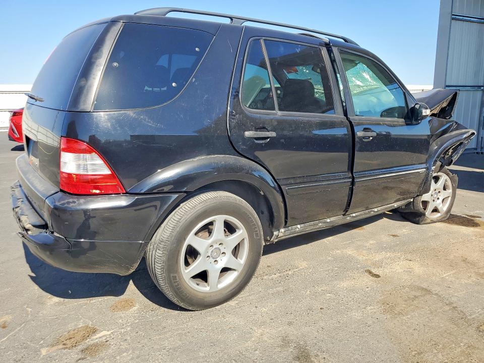 2002 Mercedes-benz Ml-class VIN 4JGAB54E52A295736 COPART salvage auction — FRONT END, Ca - Salvage Certificate, sold $200 on 2026-07-09 (photo 3)