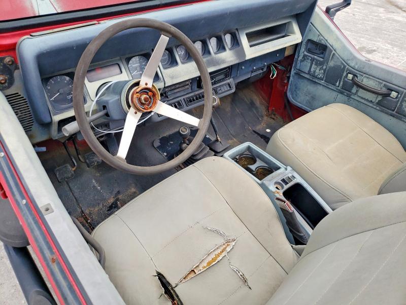 1992 Jeep Wrangler / VIN 2J4FY19P2NJ506640 COPART salvage auction — MINOR DENT/SCRATCHES, Tn - Certificate Of Title, sold $725 on 2026-07-06 (photo 8)