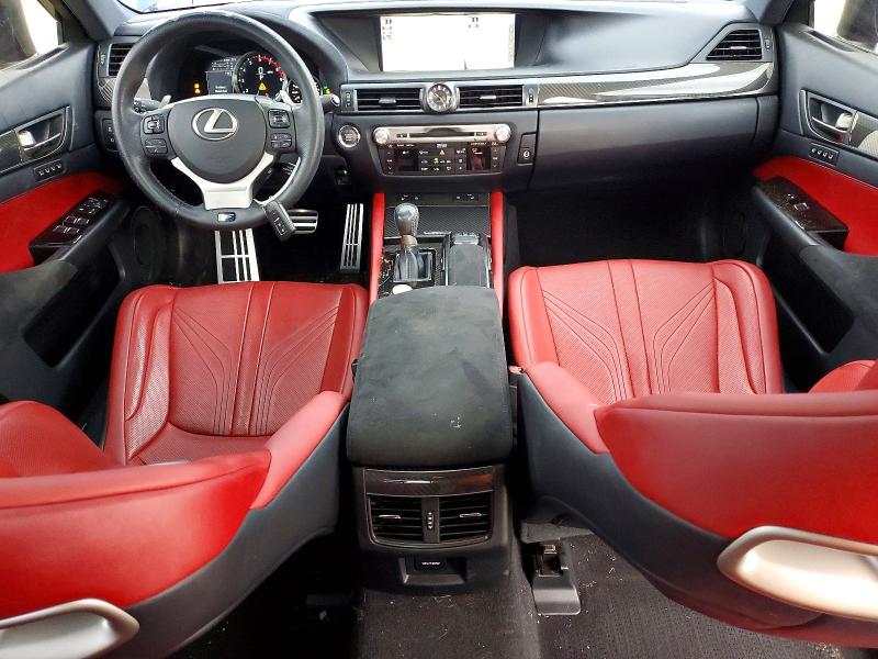 2016 Lexus Gs VIN JTHBP1BL0GA001055 COPART salvage auction — FRONT END, Tx - Salvage Vehicle Title, sold $30,250 on 2026-07-31 (photo 8)
