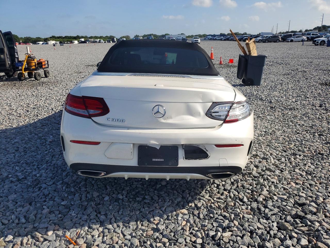 2017 Mercedes-Benz C-Class VIN WDDWK4JB9HF521809 COPART salvage auction — Front End, FL - CERT OF TITLE SLVG REBUILDABLE, sold $2,150 on 2026-06-30 (photo 6)