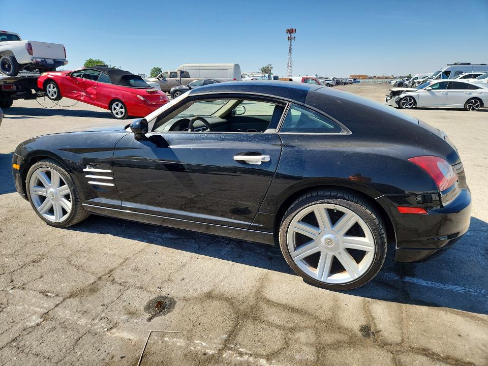 2005 Chrysler Crossfire VIN 1C3AN69LX5X026484 COPART salvage auction — SIDE, Ca - Dis/Dlr/Exp Only Clean Title (P), sold $650 on 2026-07-10 (photo 2)
