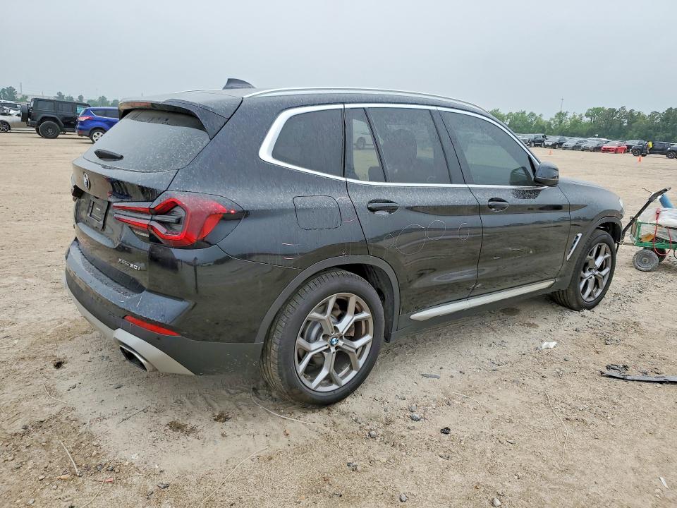 2023 BMW X3 VIN 5UX53DP09P9S17223 COPART salvage auction — FRONT END, Tx - Salvage Vehicle Title, sold $15,100 on 2026-07-10 (photo 3)