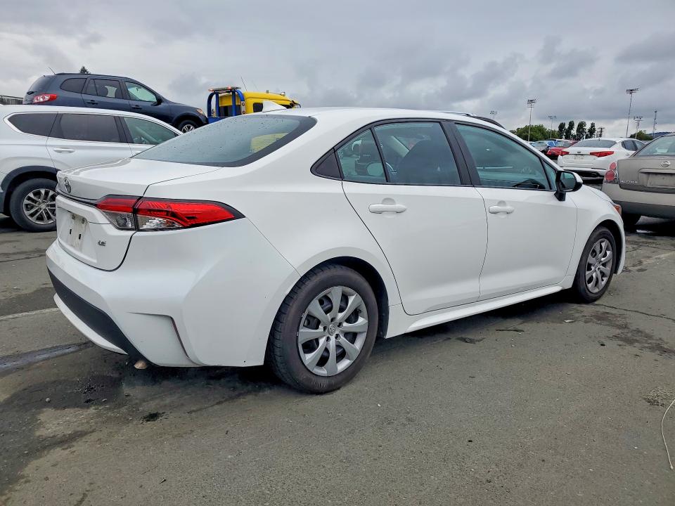 2022 Toyota VIN 5YFEPMAE7NP351603 COPART salvage auction — SIDE, Ca - Salvage Certificate, sold $6,600 on 2026-07-31 (photo 3)