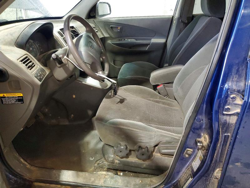 2006 Hyundai Tucson VIN KM8JN72D56U313556 COPART salvage auction — FRONT END, Oh - Cert Of Title-Salvage, sold $325 on 2026-07-02 (photo 7)