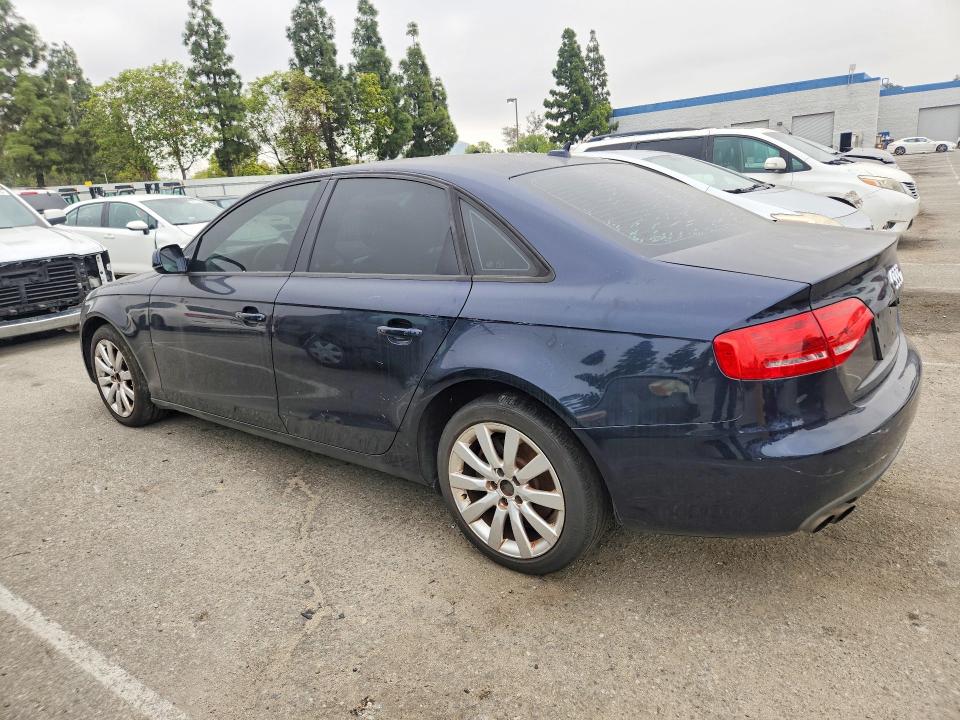 2011 Audi A4 VIN WAUAFAFL1BN028113 COPART salvage auction — NORMAL WEAR, Ca - Dis/Dlr/Exp Only Clean Title, sold $425 on 2026-07-02 (photo 2)