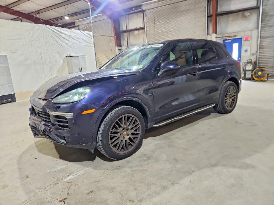 2017 Porsche Cayenne VIN WP1AA2A28HKA87562 COPART salvage auction — FRONT END, Ma - Cert Of Title-Salvage, sold $8,200 on 2026-08-13 (photo 1)
