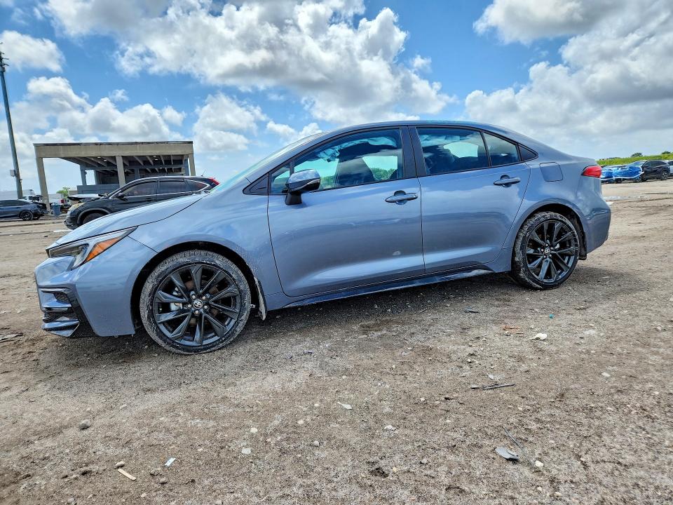 2026 Toyota Corolla VIN 5YFS4MCEXTP275834 COPART salvage auction — SIDE, Fl - Cert Of Title Slvg Rebuildable, sold $13,000 on 2026-07-07 (photo 1)