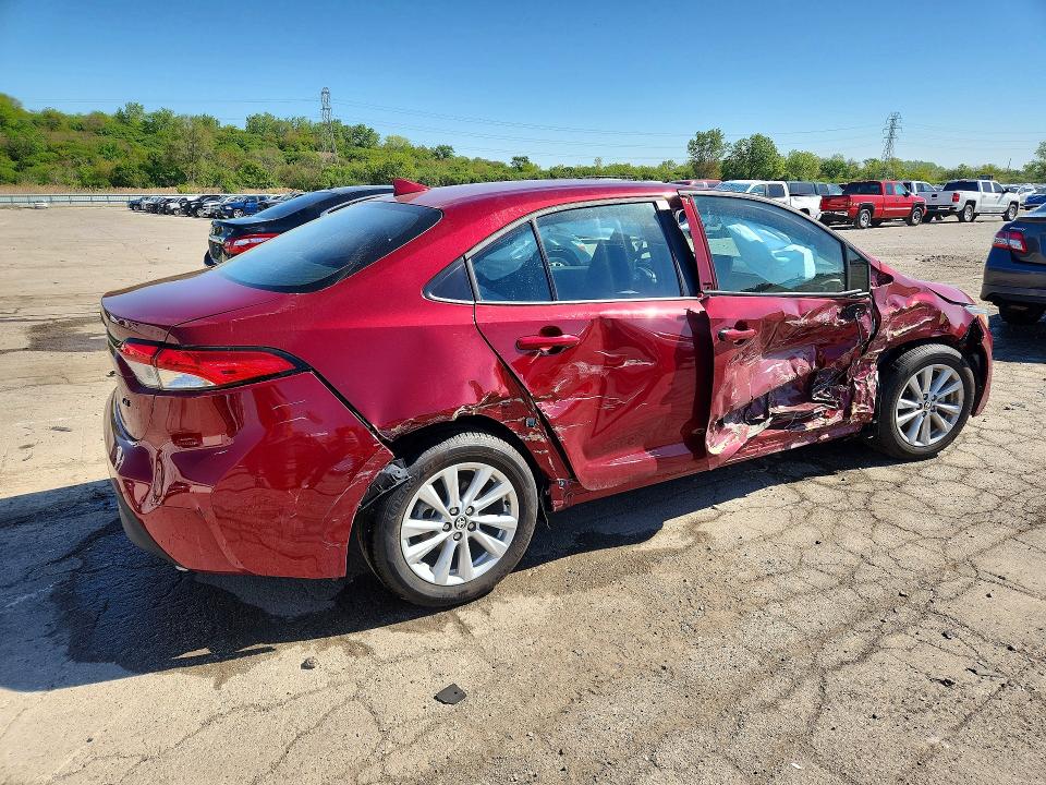 2026 Toyota Corolla VIN 5YFB4MDE9TP412616 COPART salvage auction — SIDE, Il - Salvage Certificate, sold $9,300 on 2026-07-08 (photo 3)