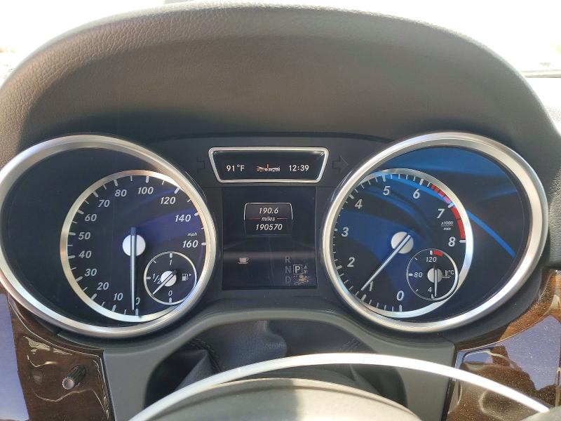 2013 Mercedes-benz Ml-class VIN 4JGDA5HB1DA162068 COPART salvage auction — MINOR DENT/SCRATCHES, Mo - Dealer Only Clean Title (P), sold $5,400 on 2026-07-09 (photo 9)