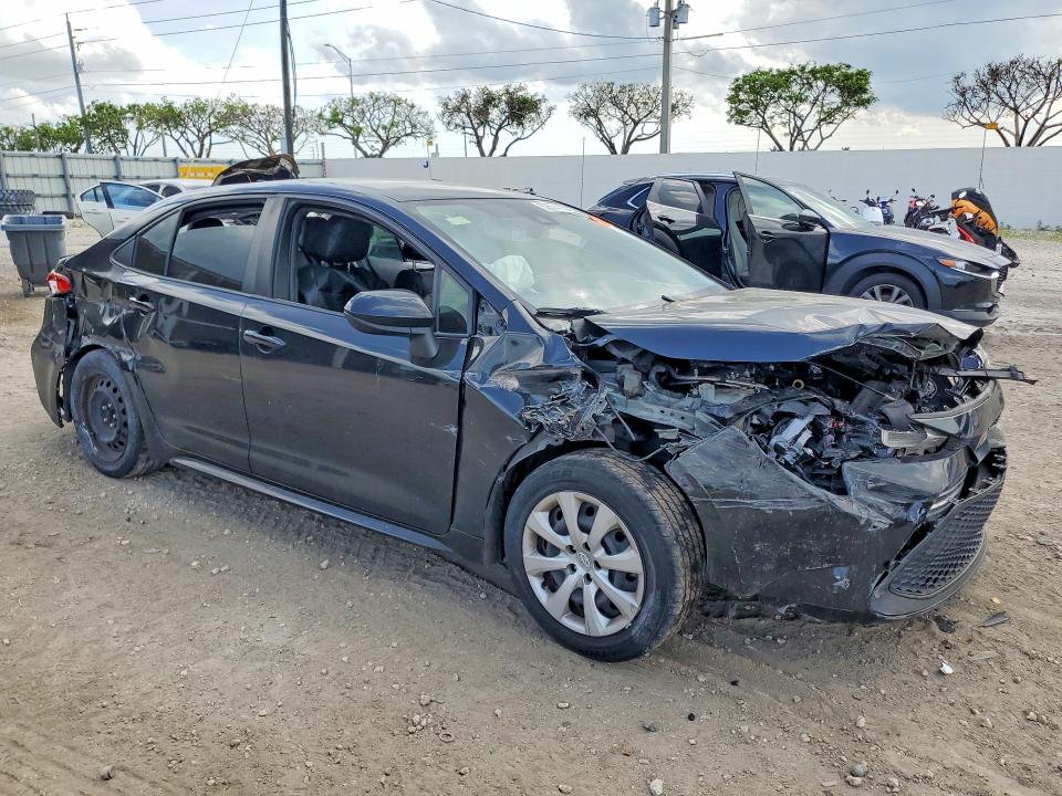 2022 Toyota Corolla VIN JTDEPMAE6NJ216536 COPART salvage auction — FRONT END, Fl - Certificate Of Destruction, sold $1,650 on 2026-07-06 (photo 4)