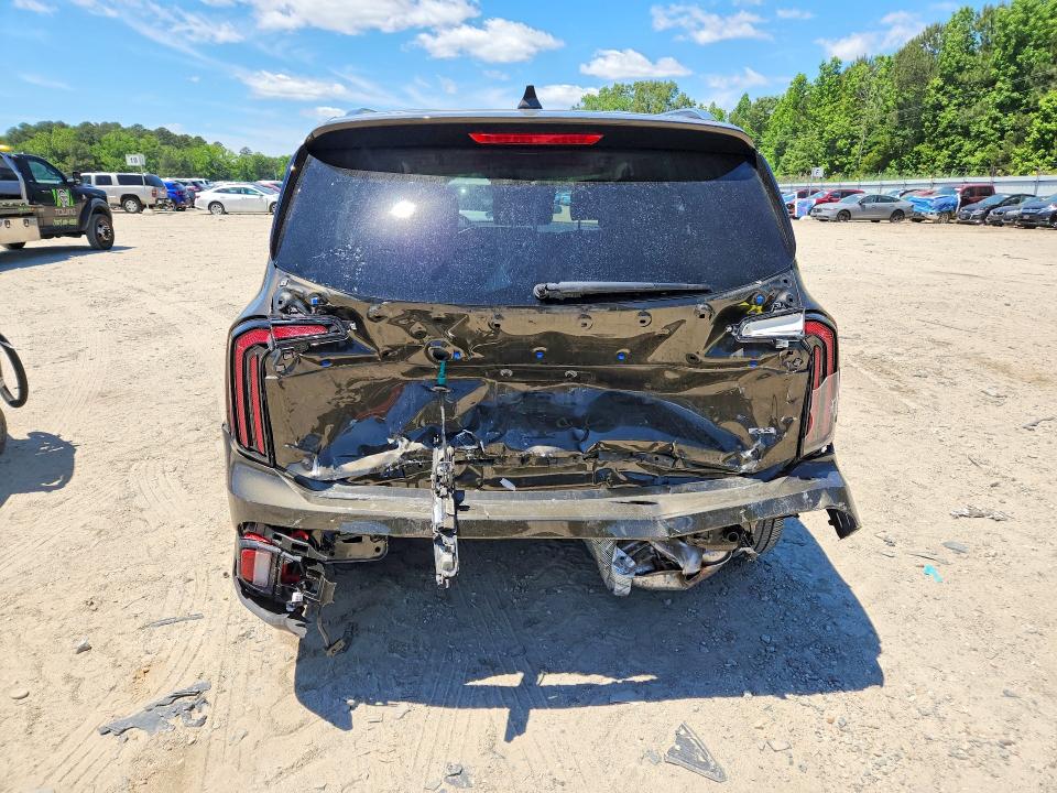 2025 Kia Telluride VIN 5XYP3DGC4SG662657 COPART salvage auction — REAR END, Va - Cert Of Title - Salvage, sold $11,400 on 2026-07-07 (photo 6)