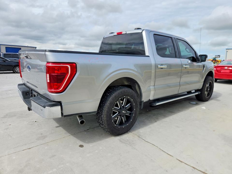2021 Ford F-150 VIN 1FTEW1CBXMKD61592 COPART salvage auction — HAIL, Tx - Certificate Of Title, sold $13,600 on 2026-07-31 (photo 3)