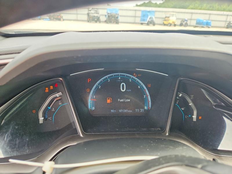 2021 Honda Civic VIN SHHFK7H60MU231850 COPART salvage auction — REAR END, Sc - Cert Of Title-Salvage, sold $5,200 on 2026-07-15 (photo 9)