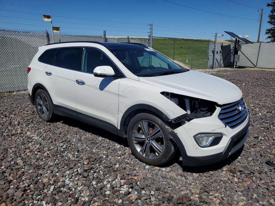 2015 Hyundai Santa fe VIN KM8SRDHF9FU115658 COPART salvage auction — FRONT END, In - Certificate Of Title, sold $2,500 on 2026-07-07 (photo 4)