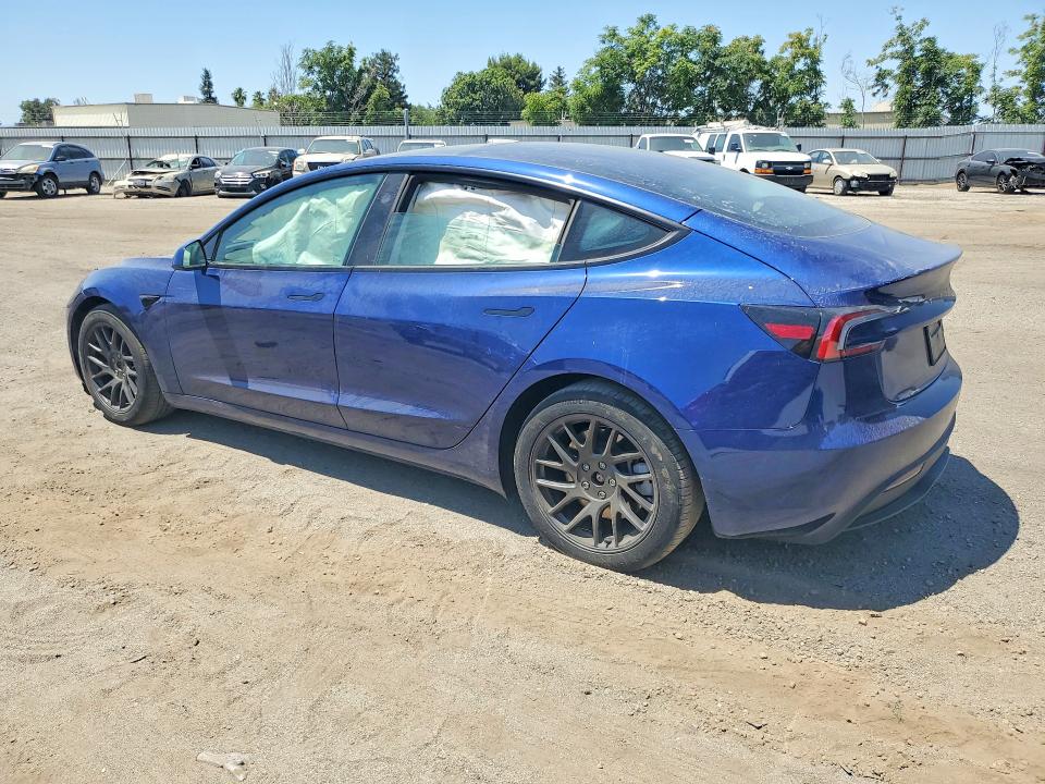 2025 Tesla VIN 5YJ3E1EB8SF879928 COPART salvage auction — FRONT END, Ca - Salvage Certificate, sold $12,000 on 2026-07-31 (photo 2)