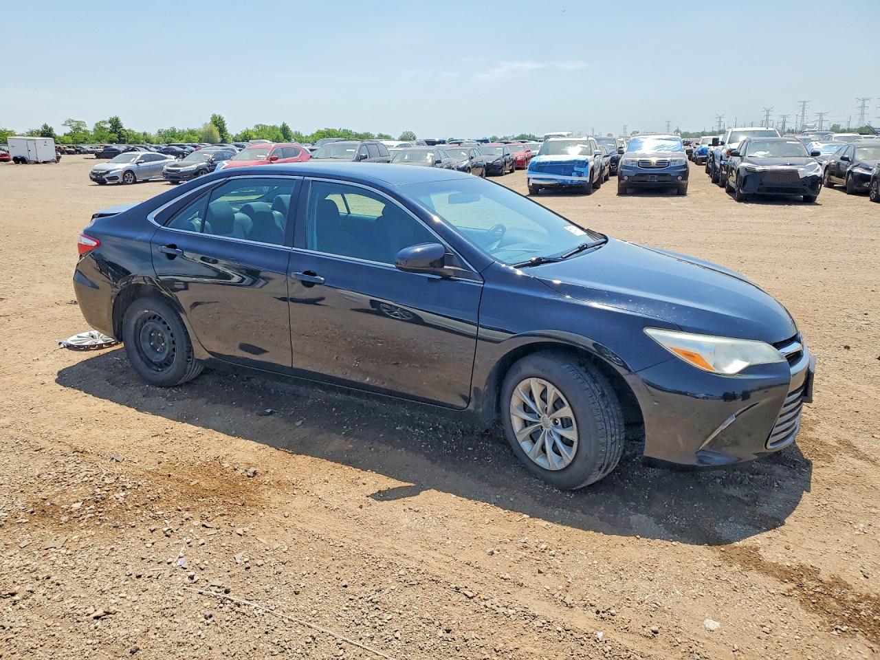 2017 Toyota Camry VIN 4T1BF1FK9HU279924 COPART salvage auction — Front End, IL - SALVAGE CERTIFICATE, sold $2,900 on 2026-07-02 (photo 4)