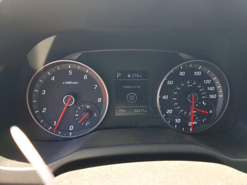 2020 Hyundai Elantra VIN KMHD04LB2LU056357 COPART salvage auction — SIDE, Nc - Salvage Certificate Of Title, sold $2,100 on 2026-07-27 (photo 9)