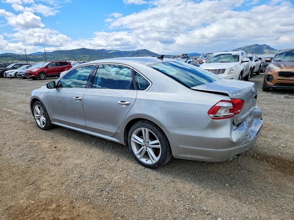 2013 Volkswagen Passat VIN 1VWCN7A31DC139510 COPART salvage auction — REAR END, Mt - Salvage Certificate Of A Vehic, sold $2,850 on 2026-07-28 (photo 2)