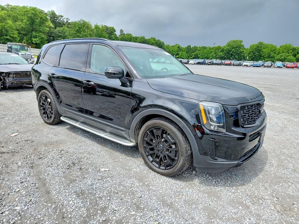 2021 Kia Telluride VIN 5XYP3DHC3MG178741 COPART salvage auction — WATER/FLOOD, Nc - Salvage Certificate Of Title, sold $5,200 on 2026-07-15 (photo 4)