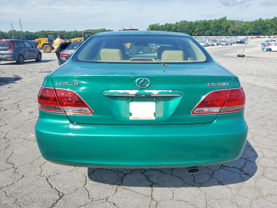 2005 Lexus ES VIN JTHBA30G955086647 COPART salvage auction — FRONT END, TN - SALVAGE CERTIFICATE, sold $700 on 2026-07-02 (photo 6)