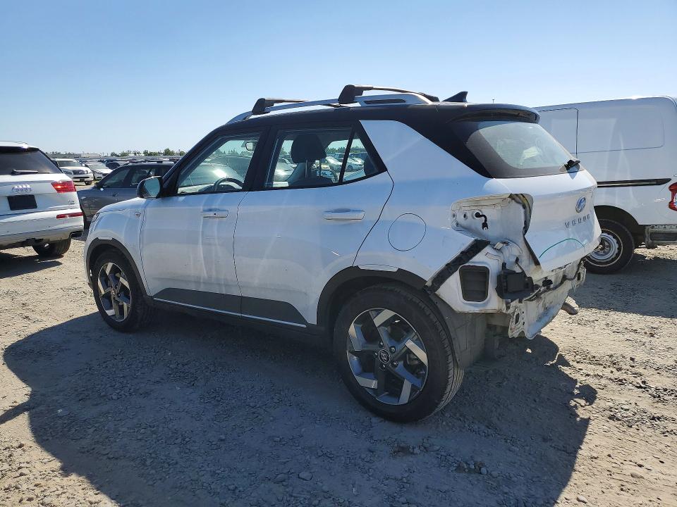 2022 Hyundai Venue VIN KMHRC8A33NU135510 COPART salvage auction — REAR END, Ca - Salvage Certificate, sold $3,150 on 2026-07-16 (photo 2)