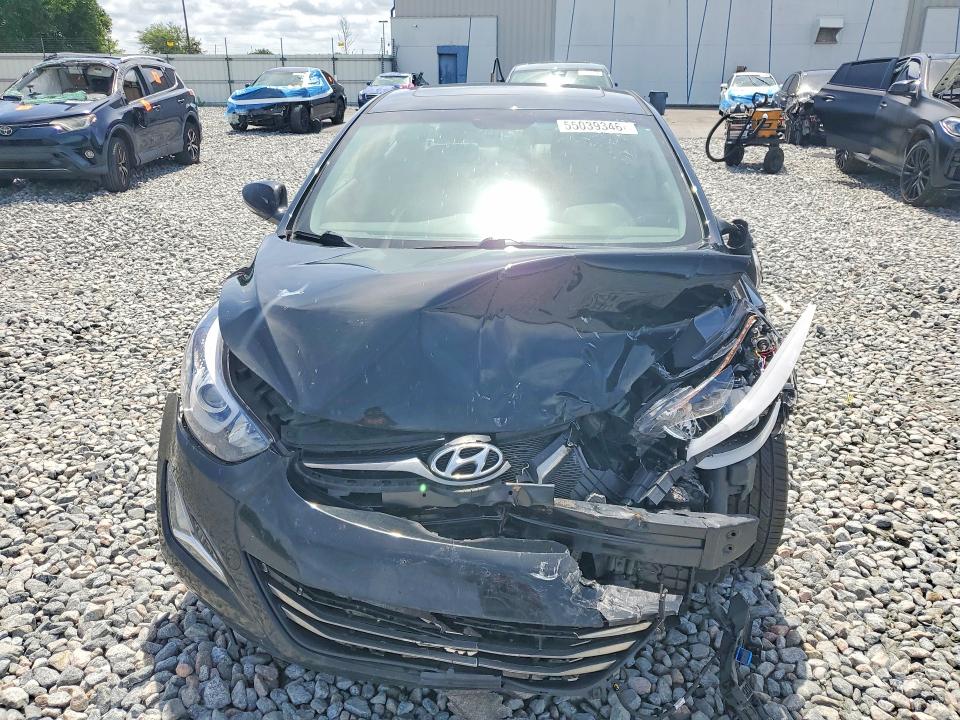 2014 Hyundai Elantra VIN KMHDH4AH8EU177042 COPART salvage auction — FRONT END, Fl - Cert Of Title Slvg Rebuildable, sold $750 on 2026-07-13 (photo 5)