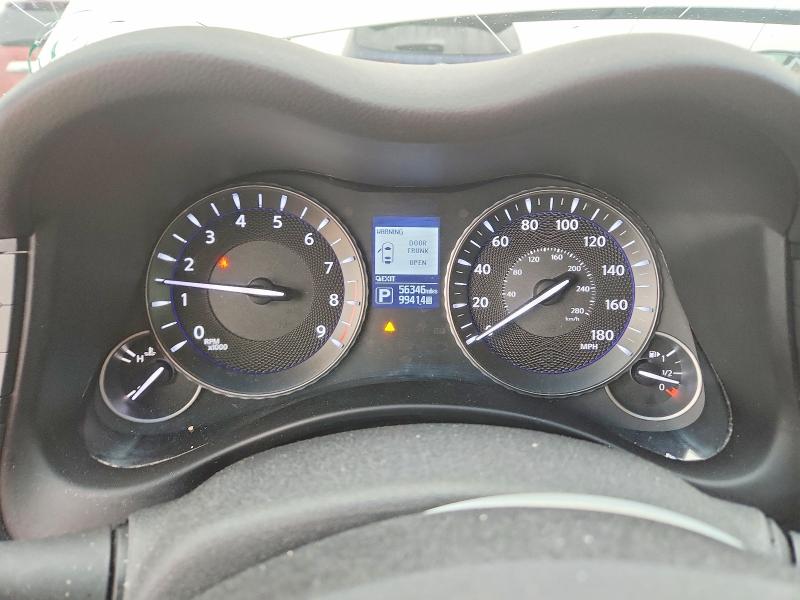 2019 Infiniti Q70 VIN JN1BY1AR2KM585554 COPART salvage auction — HAIL, Mo - Salvage Certificate Of Title, sold $10,700 on 2026-08-17 (photo 9)