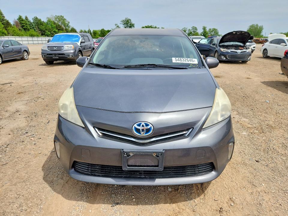 2013 Toyota Prius v VIN JTDZN3EU8D3243159 COPART salvage auction — REAR END, Il - Salvage Certificate, sold $1,200 on 2026-07-09 (photo 5)