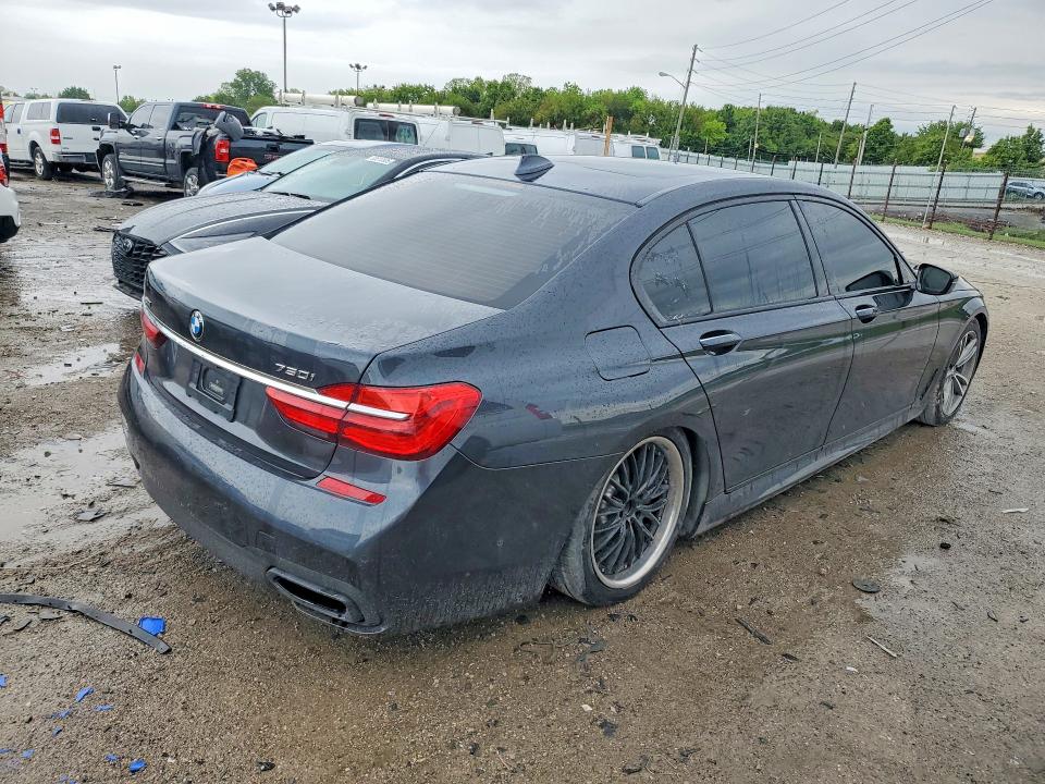 2017 BMW 7er VIN WBA7F2C58HG421917 COPART salvage auction — MINOR DENT/SCRATCHES, Wv - Certificate Of Title, sold $10,500 on 2026-07-27 (photo 3)