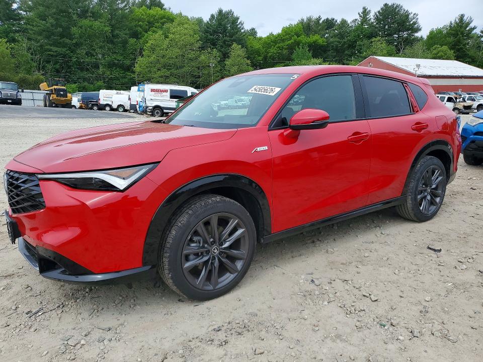 2025 Acura Adx VIN 3HDSA2H56SM712125 COPART salvage auction — REAR END, Ma - Cert Of Title-Salvage, sold $13,300 on 2026-07-27 (photo 1)