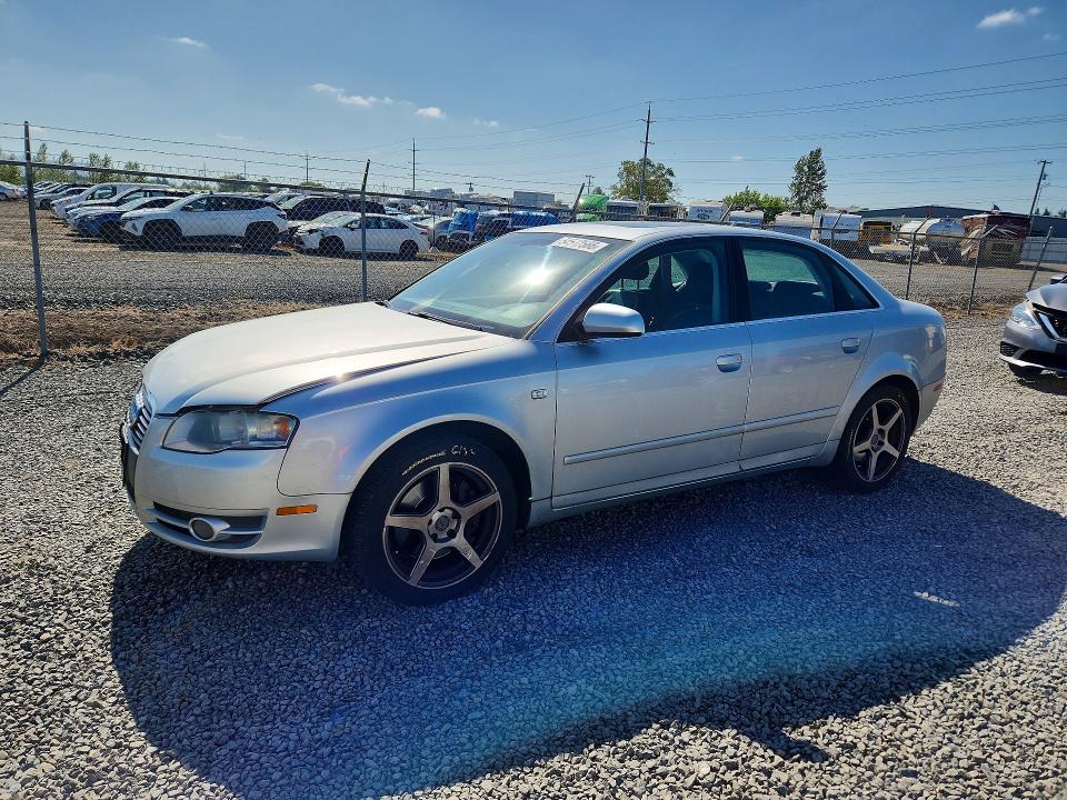 2007 Audi A4 VIN WAUDF78E37A020690 COPART salvage auction — FRONT END, Or - Salvage Title Certificate, sold $475 on 2026-07-07 (photo 1)