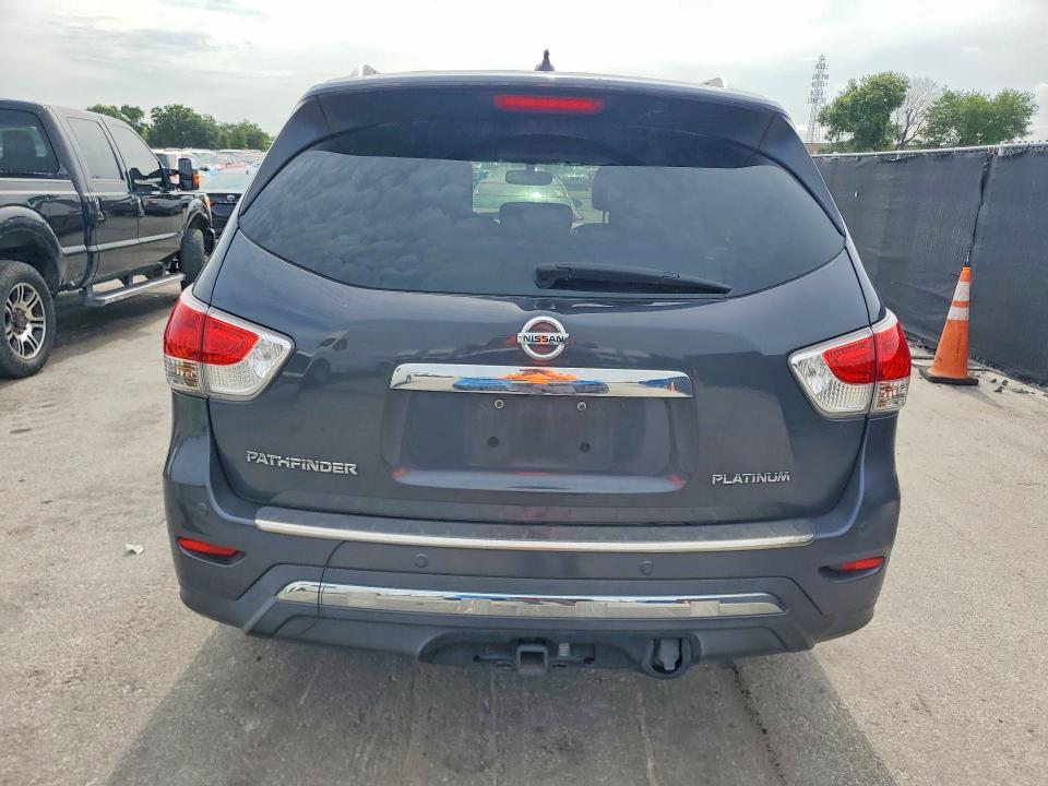 2014 Nissan Pathfinder VIN 5N1AR2MN6EC710503 COPART salvage auction — FRONT END, Nj - Certificate Of Title, sold $1,350 on 2026-07-09 (photo 6)
