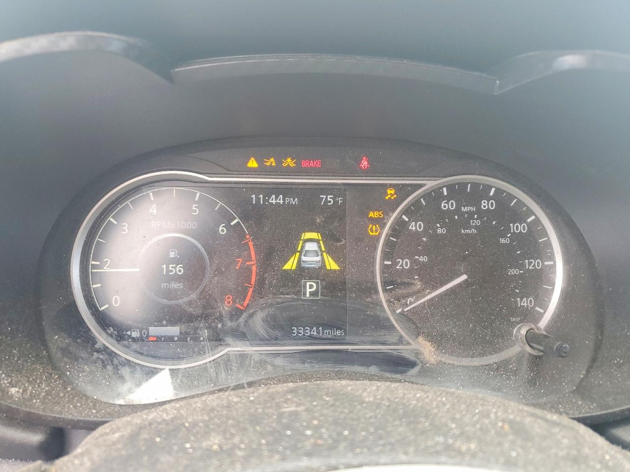 2021 Nissan Versa VIN 3N1CN8FV9ML918826 COPART salvage auction — Front End, TX - SALVAGE VEHICLE TITLE, sold $3,900 on 2026-07-09 (photo 9)