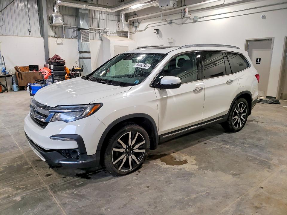 2021 Honda Pilot VIN 5FNYF6H99MB505839 COPART salvage auction — REAR END, NS - SALVAGE TITLE, sold $9,000 on 2026-07-09 (photo 1)