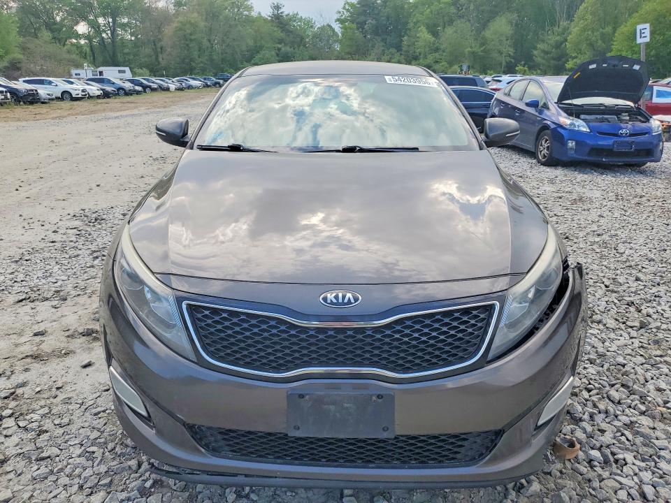 2015 Kia Optima VIN 5XXGM4A73FG399029 COPART salvage auction — FRONT END, MA - CERTIFICATE OF TITLE, sold $400 on 2026-07-23 (photo 5)