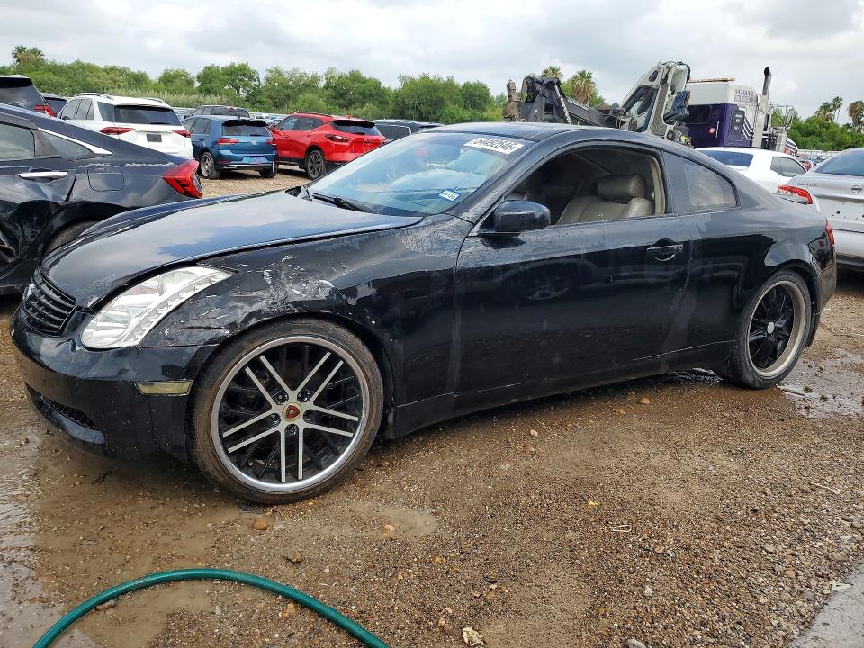 2006 Infiniti G35 VIN JNKCV54EX6M716762 COPART salvage auction — FRONT END, MT - CERT OF TITLE-REBUILT SALVAGE, sold $200 on 2026-07-29 (photo 1)