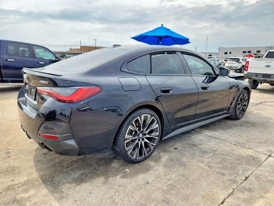 2023 BMW 4er VIN WBA73AV0XPFN55868 COPART salvage auction — FRONT END, Tx - Salvage Vehicle Title, sold $14,000 on 2026-07-09 (photo 3)