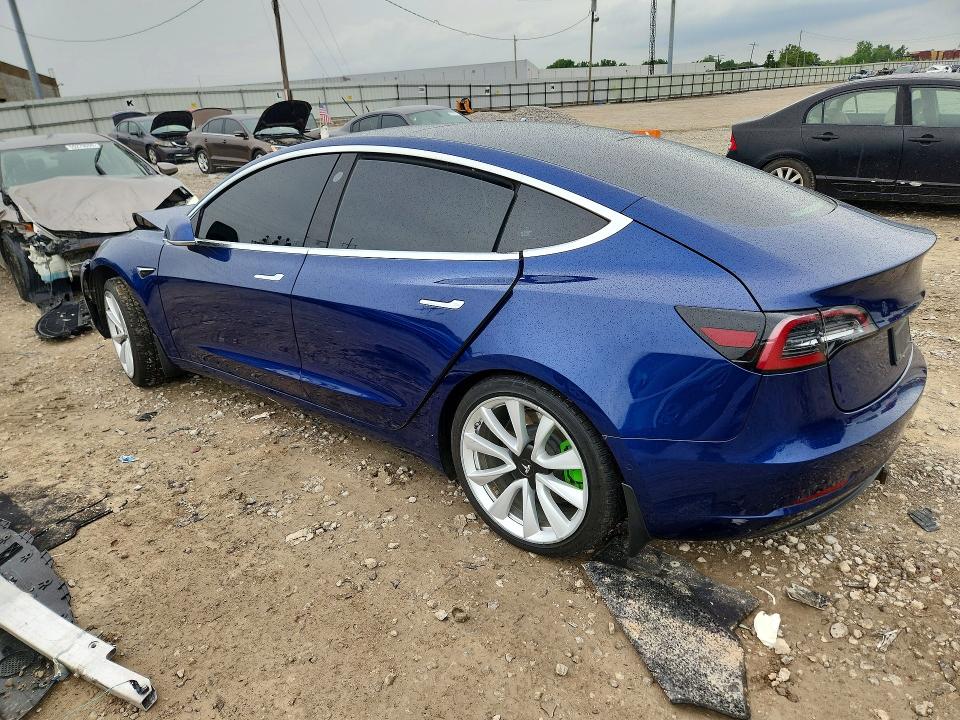 2019 Tesla Model 3 VIN 5YJ3E1EB2KF454043 COPART salvage auction — FRONT END, Oh - Cert Of Title-Salvage, sold $4,250 on 2026-07-02 (photo 2)
