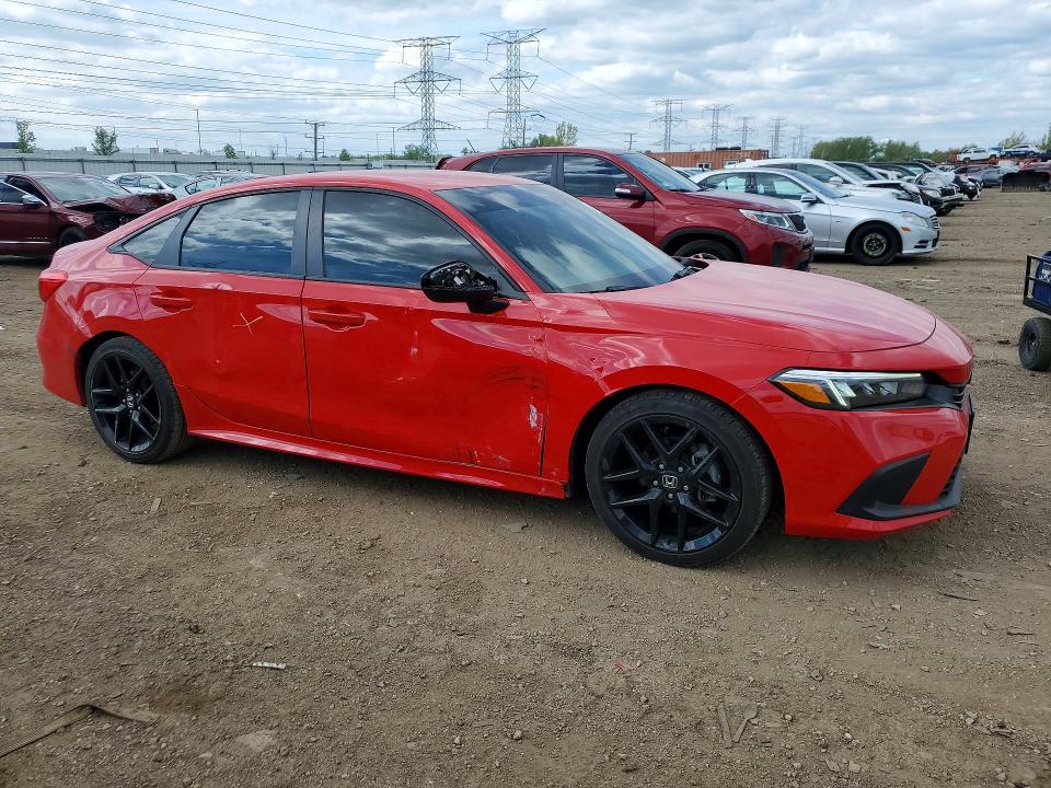 2024 Honda VIN 2HGFE2F5XRH550049 COPART salvage auction — SIDE, Il - Salvage Certificate, sold $10,400 on 2026-07-30 (photo 4)