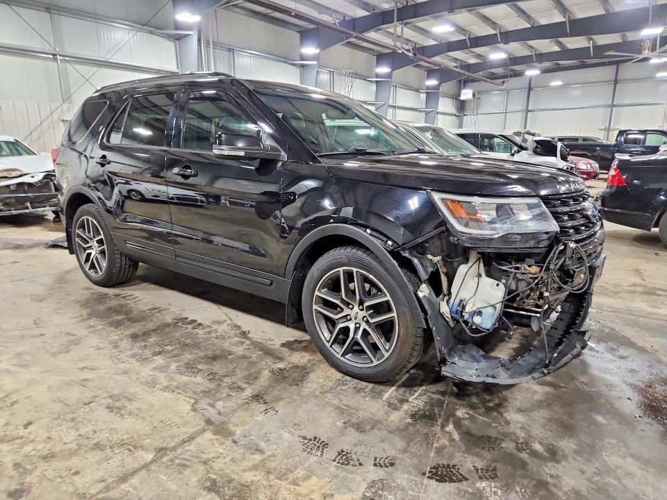 2016 Ford Explorer VIN 1FM5K8GT0GGC58756 COPART salvage auction — FRONT END, Mn - Cert Of Title-Salvage, sold $3,650 on 2026-07-02 (photo 4)