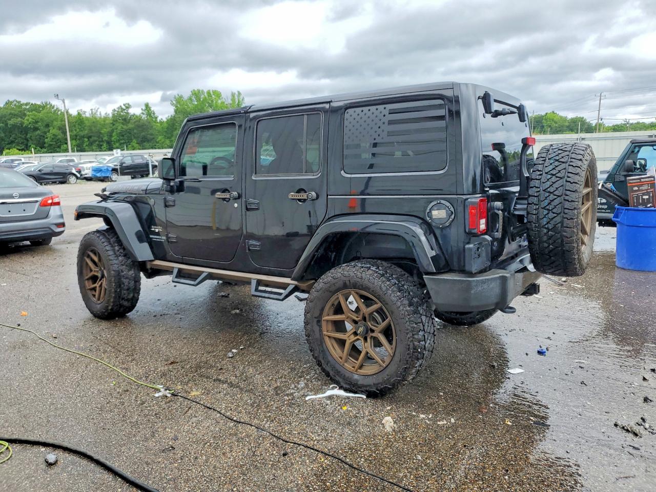 2017 Jeep Wrangler Unlimited VIN 1C4BJWEG1HL558478 COPART salvage auction — Front End, AL - CERT OF TITLE-SALVAGE TITLE, sold $7,100 on 2026-06-25 (photo 2)