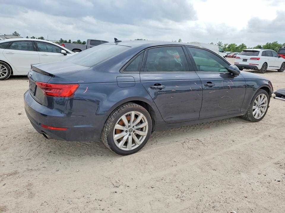 2017 Audi A4 VIN WAUGNAF41HN004473 COPART salvage auction — FRONT END, Tx - Salvage Vehicle Title, sold $3,600 on 2026-07-17 (photo 3)