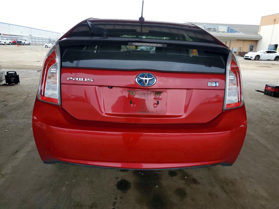 2013 Toyota Prius VIN JTDKN3DU8D1733938 COPART salvage auction — FRONT END, Ca - Salvage Certificate, sold $1,900 on 2026-07-14 (photo 6)